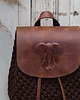 plecaki Plecak handmade ze sznurka poliestrowego: 25x23x12 cm 1