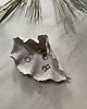 pojemniki na biżuterię Podstawka na Biżuterię Ceramiczna Muszelka Muszla Perłowa 2