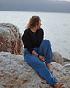 spodnie dresowe damskie SPODNIE DRESOWE navy blue 1