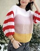 swetry damskie  Sweter Red Stripes 1