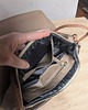 torby na ramię Beżowa Bucket bag skóra naturalna 8