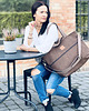 torby na ramię Duża torba z eko skóry "Mili Weekend Bag" - czekoladowy brąz 2