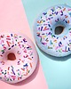 poduszki z grafiką Poduszka pączek Donut mniejszy miętowy 2