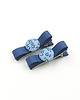 ozdoby do włosów dla dzieci Spinki do włosów Bobbles Bow Blue Little Flowers 2