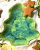 dekoracje świąteczne Talerz ceramiczny Pastelowa choinka 2