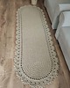 dywany Dywan szydełkowy ze sznurka bawełnianego owalny 75cmx210cm 3