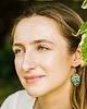 kolczyki szklane Kolczyki srebrne Listki Laponia 1