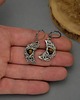 kolczyki wire wrapping Kolczyki księżyce tygrysie oko wire wrapping 4