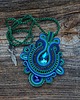 wisiory Elegancki naszyjnik soutache 1