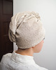 dodatki - łazienka - różne Lniany turban frotte natural 5