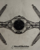 Ozdoby na ścianę Myśliwiec TIE fighter metalowa ozdoba na ścianę 3D 6