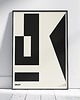 plakaty Plakat abstrakcyjny, abstrakcja, geometria, typografia - Okay,Ok 1