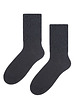 skarpetki damskie Bezuciskowe skarpety z MERINO WOOL, cienkie, grafitowe 1