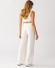 spodnie materiałowe damskie Spodnie Molly White 1