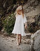sukienki dla dziewczynki Sukienka muślinowa boho 2
