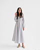 sukienki maxi damskie Lniana sukienka CAMELLIA MAXI LIGHT GRAY 2