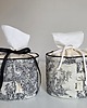 tekstylia - różne Toile de Jouy Roll Tissue  Cover, French Country Shabby Chic tissue Holder 6