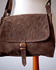 torby na ramię SUROWA BARONOWA Motyw Suche Trawy Torebka  Skóra Naturalna Bury Brąz 6