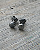 kolczyki wire wrapping Kropeczka 5,5 mm - sztyfty 3