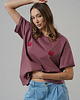 t-shirt damskie T-shirt Voila Rose Brown Róże 5