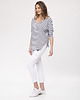 t-shirt damskie Bluzka bawełniana w paski Capri Look 124 5