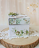 kartki scrapbooking Exploding box ślubny, kartka ślubna, pamiątka "White Roses 2" 1
