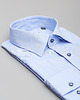 koszule męskie Koszula męska bawełna dł. rękaw slim fit niebieski 00209 2