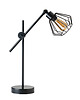 lampy stołowe Czarna lampka biurkowa z regulowanym ramieniem MUBI LOFT w stylu loft 3