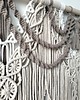 makramy Duża Makrama Ścienna ARKADIA 120 Trzykolorowa Beż Brąz - 120x70 cm 2