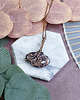 wisiory Miedziany wisiorek wire wrapping z ametystem #525 2