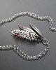 srebrne naszyjniki Kiścień Royal Ruby - naszyjnik 4