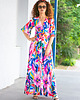 sukienki maxi damskie Suknia - Magdalena Maxi Bloom 1