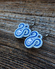 kolczyki soutache Malutkie niebieskie kolczyki sutasz 3