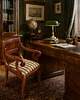 fotele Antyczny fotel mahoniowy w stylu edwardiańskim / Sheraton Revival, XIX/XX w. 1