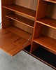 regały i półki Biblioteczka tekowa, duński design, lata 70, produkcja: Dania 5