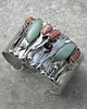 bransoletki z kamieni naturalnych Surowe rubiny     - BRANSOLETA MANKIET  CUFF 4