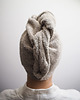 dodatki - łazienka - różne Lniany turban frotte dark natural 1
