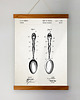 plakaty Łyżka - patent - plakat vintage 1