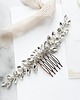 Ślubne ozdoby do włosów Kryształowy grzebień ślubny - silver sparkle 2