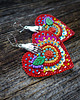 kolczyki soutache Kolekcja Frida - kolczyki kolorowe serca 1