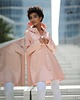 płaszcze damskie VANNSKJOLD płaszcz przeciwdeszczowy GRACE FLASH peach pink 4