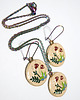 komplet biżuterii Komplet - Muchomorki - kolczyki i naszyjnik 1