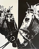 grafiki i ilustracje Linoryt "Dark and Light" 3
