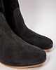 kozaki damskie SKÓRZANE KOZAKI ZAPATO 125 CZARNY WELUR 4