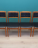 krzesła Komplet czterech krzeseł, duński design, lata 70, produkcja: Dania 2