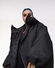kurtki damskie Kurtka bomber hoodie oversize black 5