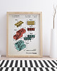 plakaty Klocki - patent - plakat vintage 2