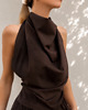 topy damskie Brown Baby - top z otwartymi plecami 2