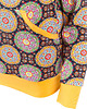 bluza z kapturem damska Bluza kangurka "Mandala" z musztardą 3