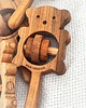 klocki i zabawki drewniane Grzechotka drewniana - Miś 5
